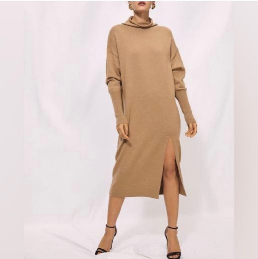 Wilfred Cyprie Dress. 100% Merino Wool